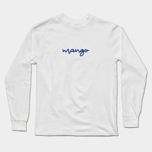 mango - Thai blue - Flag color Long Sleeve T-Shirt